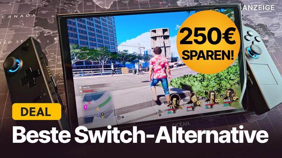 Leistungsstark und flexibel: Wenn ihr eine Alternative zur Nintendo Switch sucht, die auch anspruchsvolle AAA-Spiele packt, solltet ihr euch den Lenovo Legion Go Gaming-Handheld schnappen.