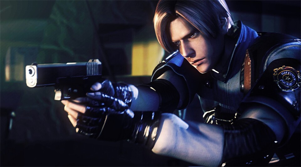 Leon, hier in RE: Operation Raccoon City, mit typischem Topschnitt. 