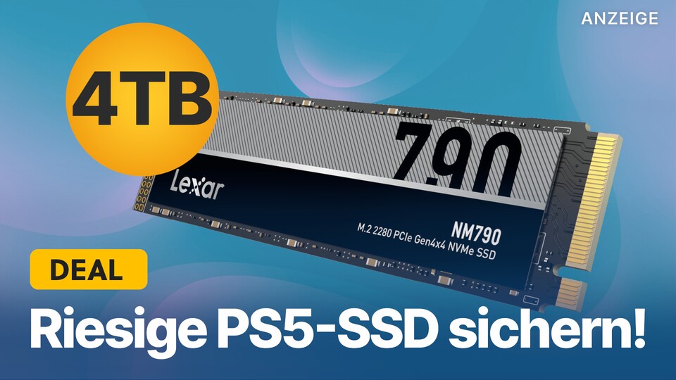 Bei Mindfactory könnt ihr jetzt günstig eine 4TB SSD kaufen und eure Sorgen um mangelnden PS5-Speicher vergessen.