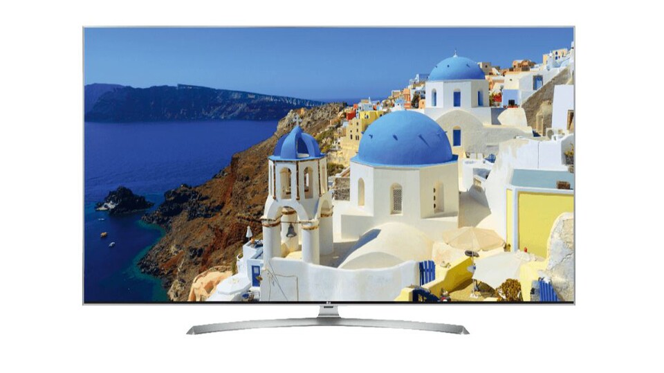 LG 65UJ7509 UHD-Fernseher mit 65 Zoll.