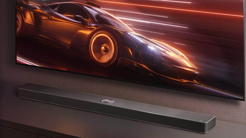 Das breite Klangbild dieser Soundbar macht den Sound an eurem TV erst so richtig komplett.