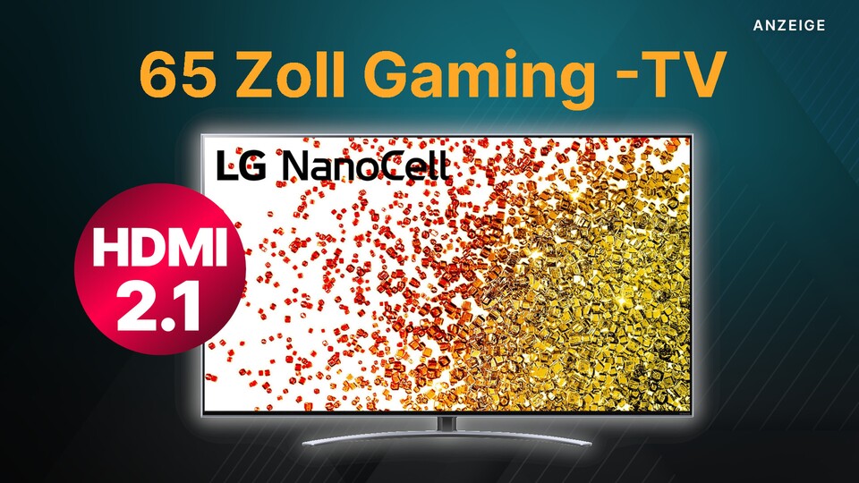 Bei Otto gibt es gerade den gut fürs Gaming geeigneten 4K-Fernseher LG NANO889 in 65 Zoll im Angebot der Woche.