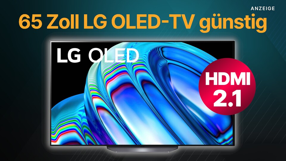 Den 4K-Fernseher LG OLED B23 mit 65 Zoll und 120 Hz könnt ihr bei Otto gerade günstig bekommen und euch noch dazu Cashback von LG sichern.