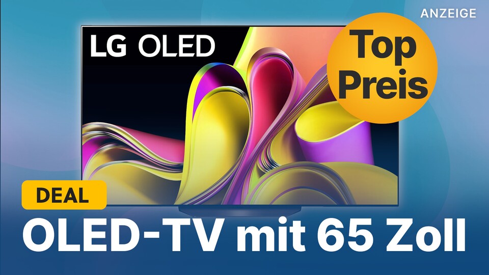 Den 4K-TV LG OLED B39 mit 65 Zoll gibts gerade nicht nur günstig im Angebot, ihr bekommt auch noch Cashback obendrauf.