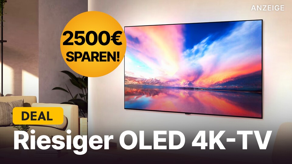 77 Zoll, 120Hz und OLED-Bildqualität: Diesen High-End-4K-Fernseher könnt ihr gerade günstig abstauben.