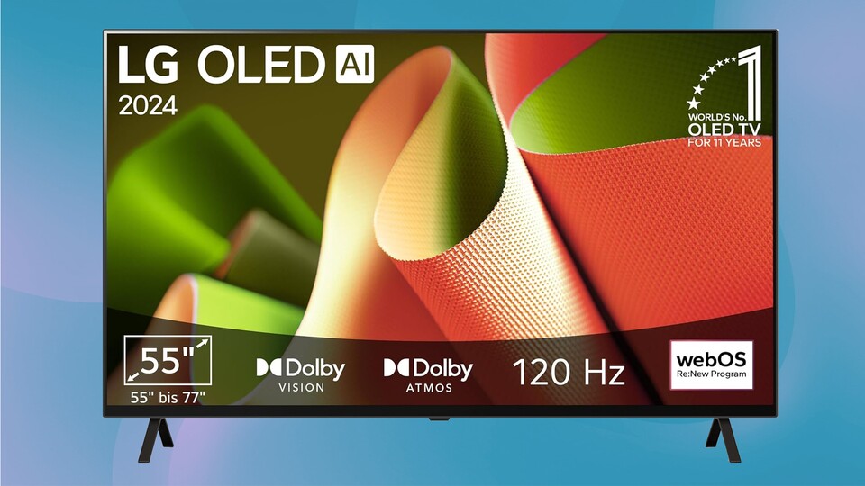 Allein schon die OLED-Technik sorgt beim LG OLED B4 für eine hervorragende Bildqualität.