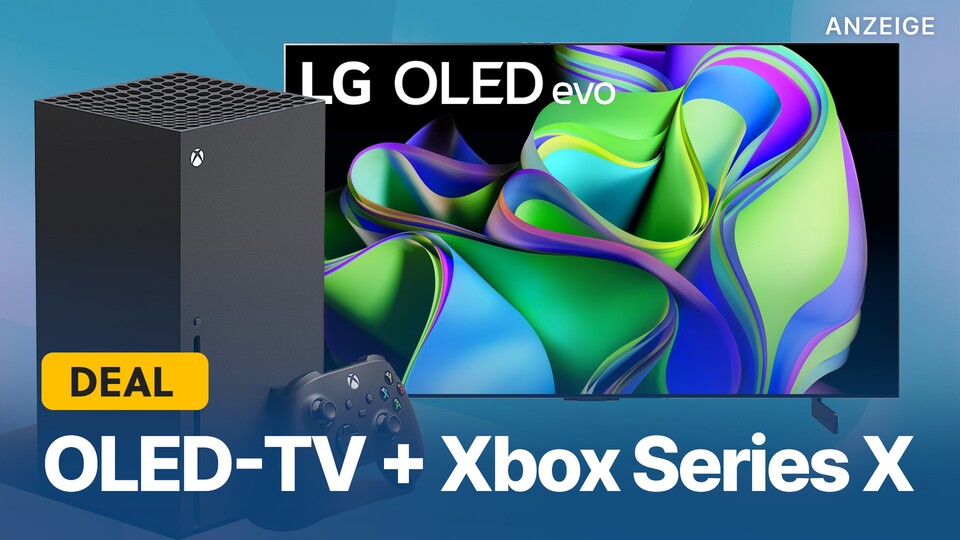 Hervorragendes Bild und tolle Gaming-Performance: Den 4K-Fernseher LG OLED C37 gibts jetzt im Bundle mit der Xbox Series X zum Top-Preis.