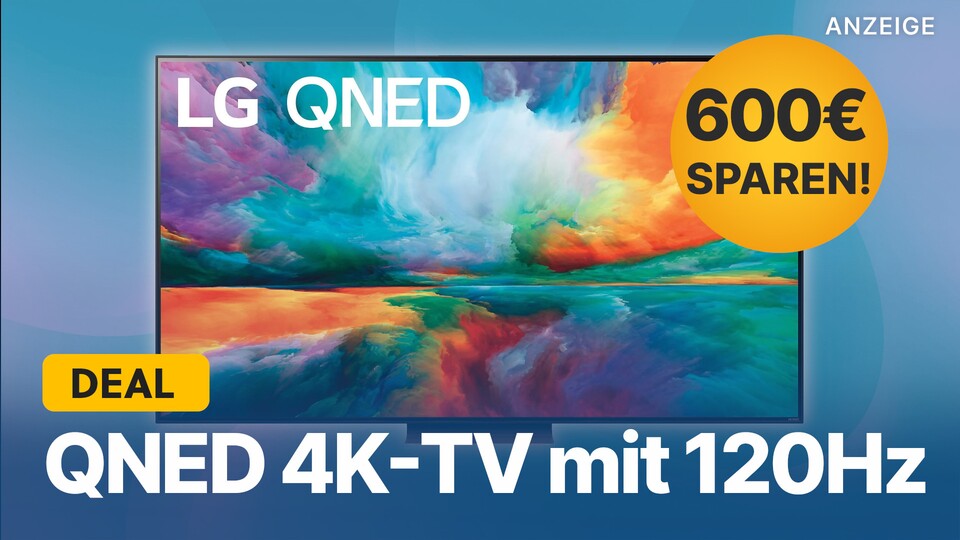 Mit dem LG QNED816RE könnt ihr jetzt einen preiswerten 4K-Fernseher günstig abstauben, der hervorragend fürs Gaming mit PS5 und Xbox Series X geeignet ist.