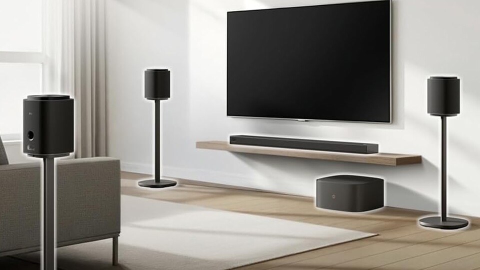 Mit Dolby Atmos FlexConnect ist die Aufstellung der Lautsprecher nicht mehr der entscheidende Faktor.