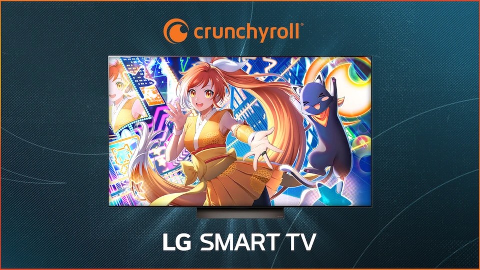 Sogar der Anime-Streamingdienst Crunchyroll ist inzwischen auf LG Smart-TVs zu Hause.
