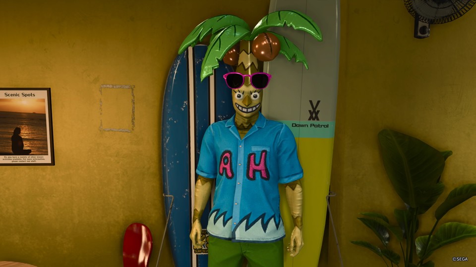 Das Maskottchen des hawaiianischen Reisebüros begegnet euch öfter im Spiel.