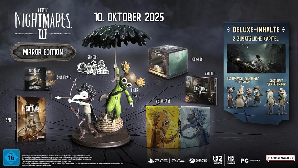 Auch die Deluxe-Version von Little Nightmares 3 ist am Black Friday reduziert.