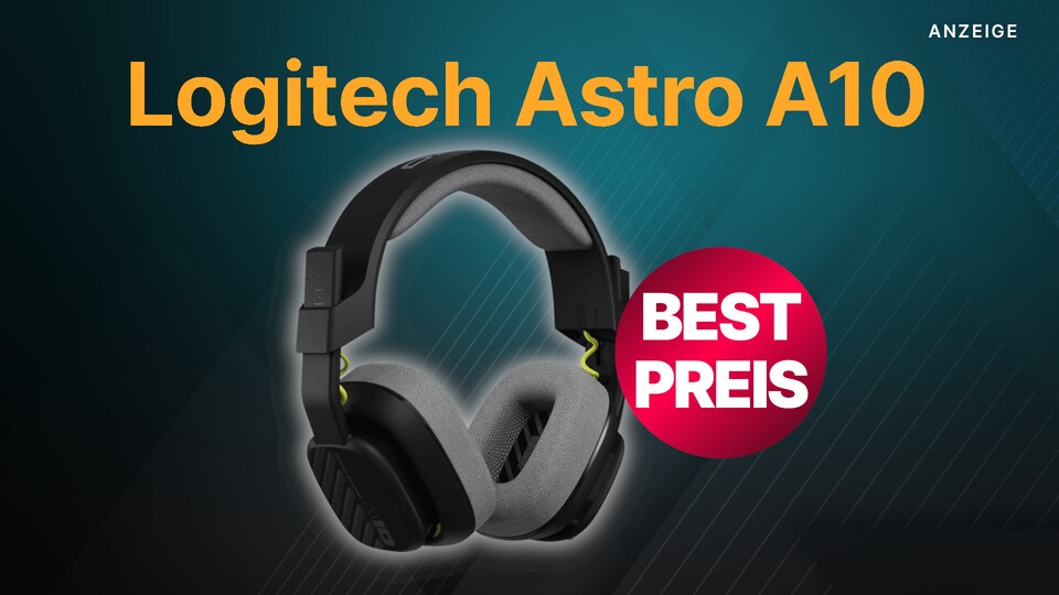 Das Logitech Astro A10 Gaming-Headset der 2. Generation bekommt ihr jetzt zum Spottpreis von 19,99€.