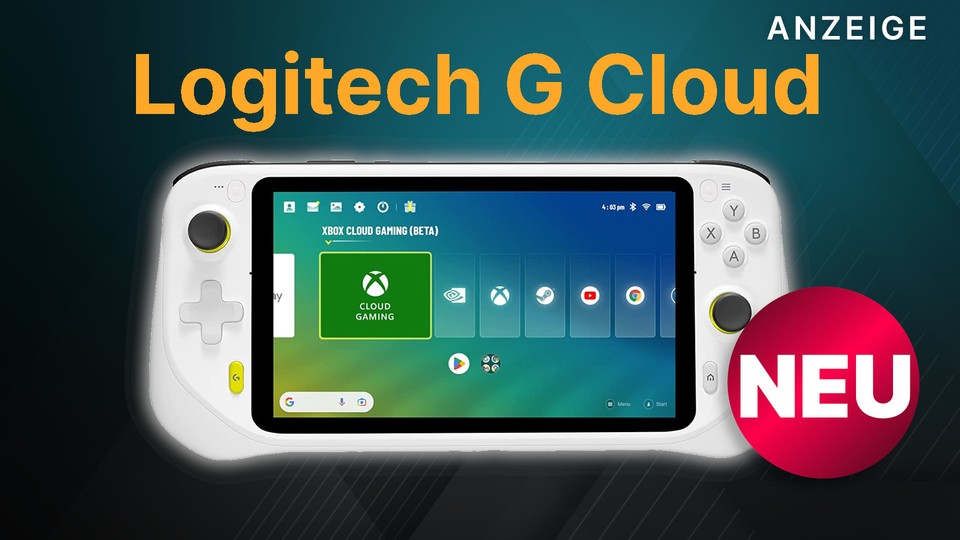 Bei Amazon könnt ihr jetzt den neuen Switch-Konkurrenten Logitech G Cloud kaufen.