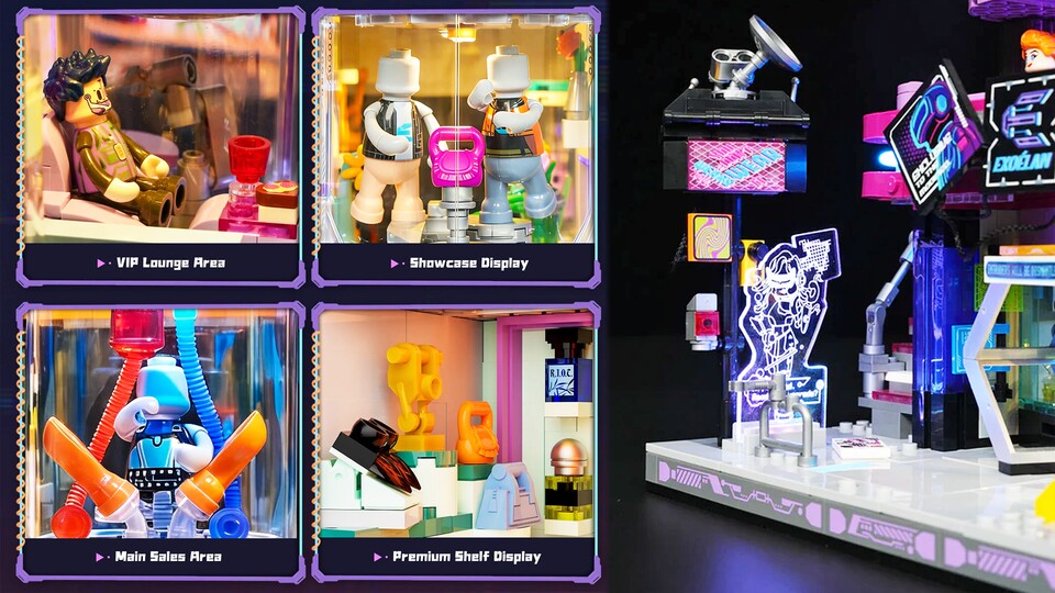 Die Sets sind vollgepackt mit Details, während die Minifiguren der Stadt mehr Charakter und vor allem Leben einhauchen!