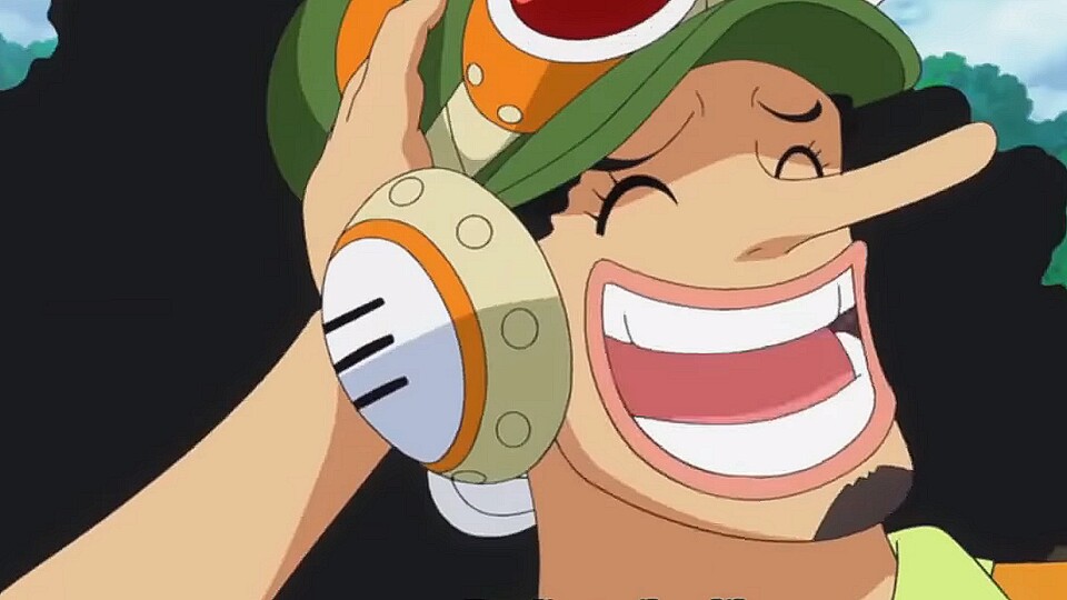 (Post-Timeskip) Lysop lächelt bei Komplimenten. © Toei AnimationEiichiro Oda