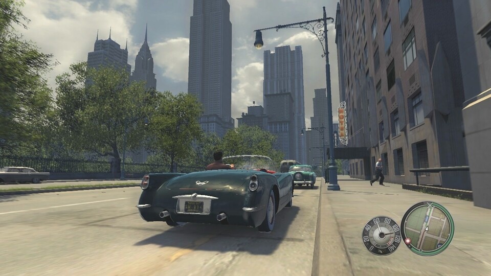 Mafia 2(PC): Empire Bay City erinnert vor allem in der Innenstadt frappierend an New York.