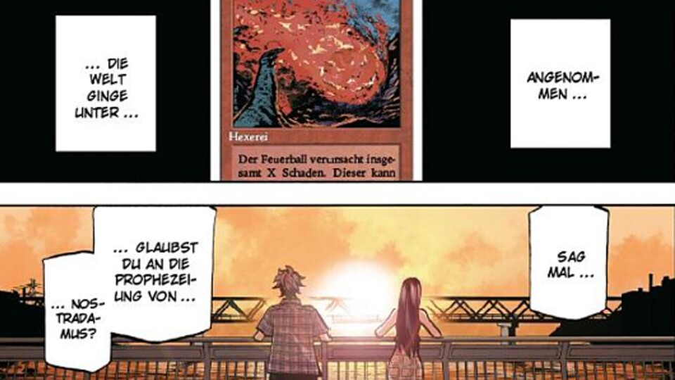Schon auf der ersten Seite wird klar, in welche Richtung es in diesem Manga geht.