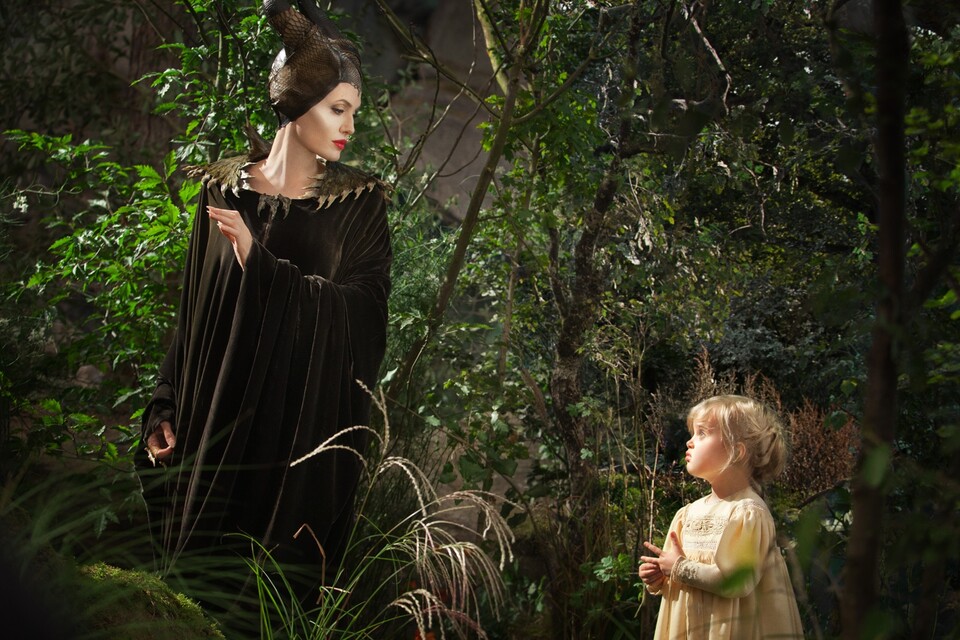 Eine der schönsten Szenen im Film: Maleficent zeigt Herz beim Anblick der kleinen Aurora.