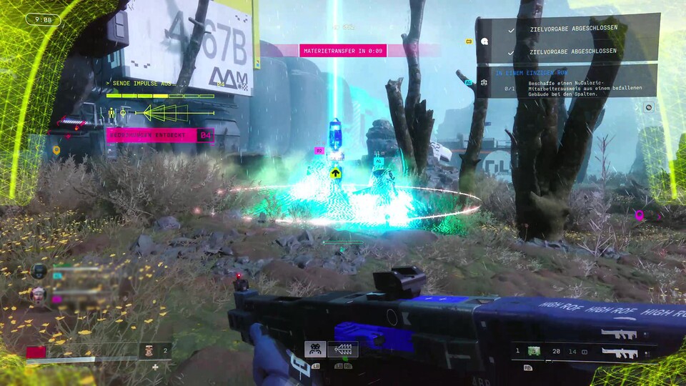 Der Recon markiert per Ping Gegner in der Umgebung. Insbesondere beim Exfil kommt es immer wieder zu spannenden und brenzligen Situationen.