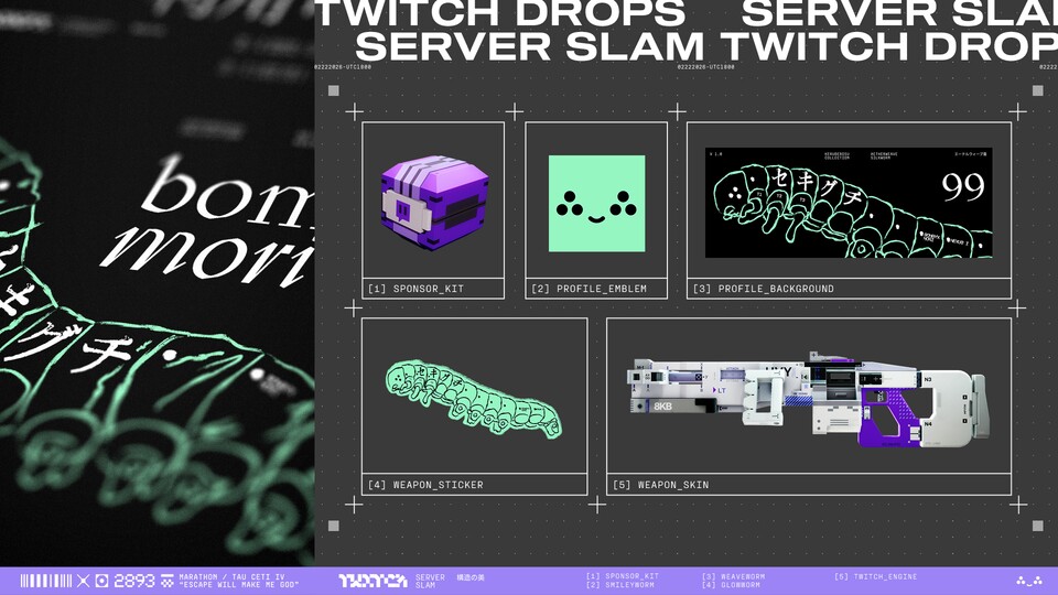 Die Server Slam-Twitch Drops im Überblick.