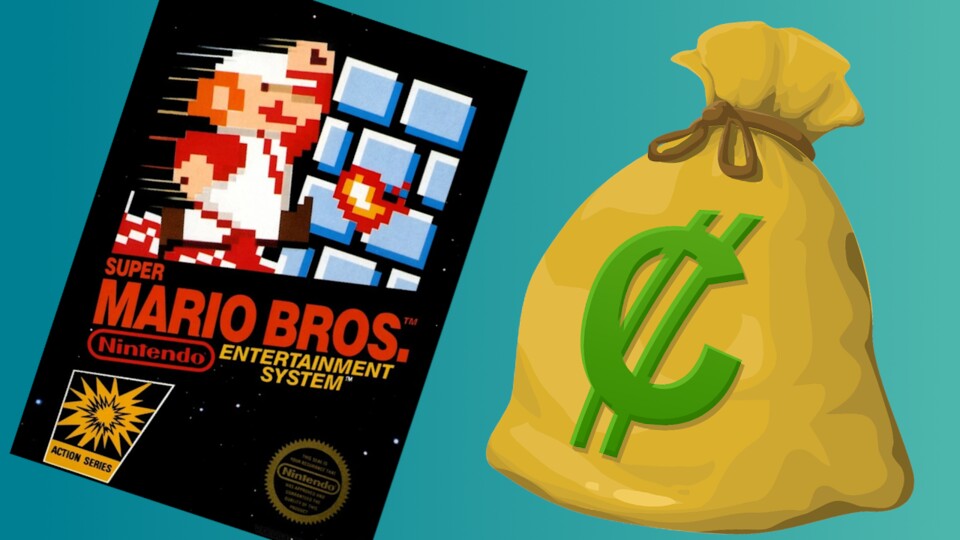 Ein Exemplar von Super Mario Bros. fürs NES hat jetzt einen Verkaufsrekord erzielt.