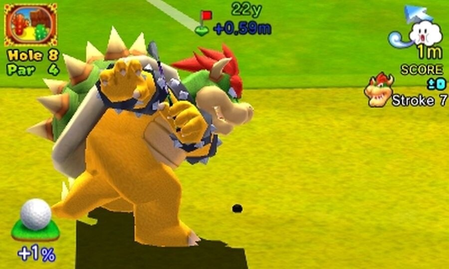 Zur Golferriege gehören viele alte Bekannte wie zum Beispiel Bösewicht Bowser.