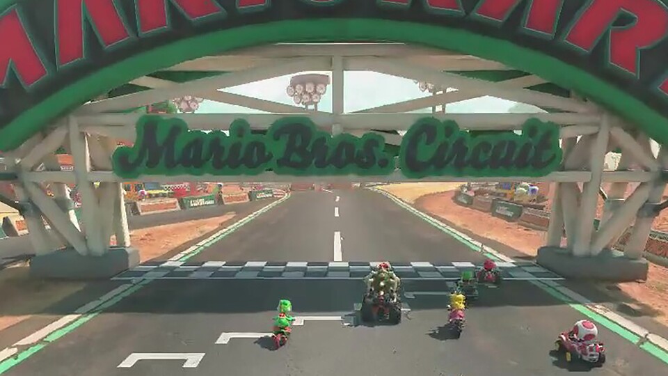 Einen Mario Bros. Circuit gab es bislang in der Mario Kart-Historie noch nicht.