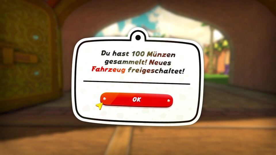 Diesen Hinweis bekommt ihr nach den entsprechenden Rennen oder Cups.