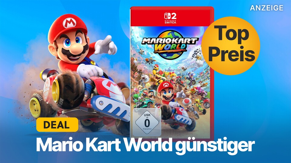 Wenn ihr Mario Kart World direkt zum Start der Switch 2 spielen wollt, könnt ihr jetzt mit Rabatt vorbestellen.