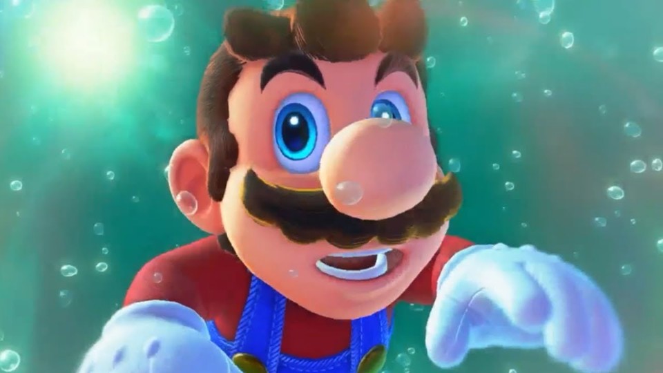 Luft anhalten! Super Mario Odyssey führt uns auch Unterwasser.