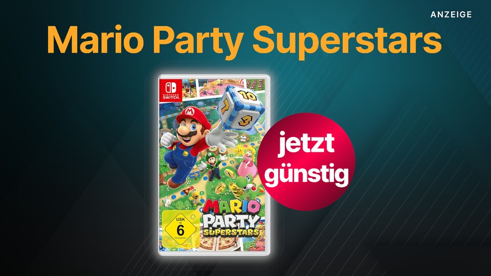 Bei Amazon und auch bei Otto bekommt ihr den Switch-Hit Mario Party Superstars jetzt günstiger.