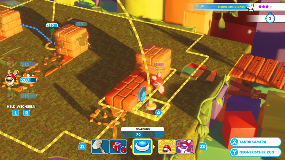 Kennern der XCOM-Reihe dürfte das Gameplay von Mario + Rabbids: Kingdom Battle bekannt vorkommen.