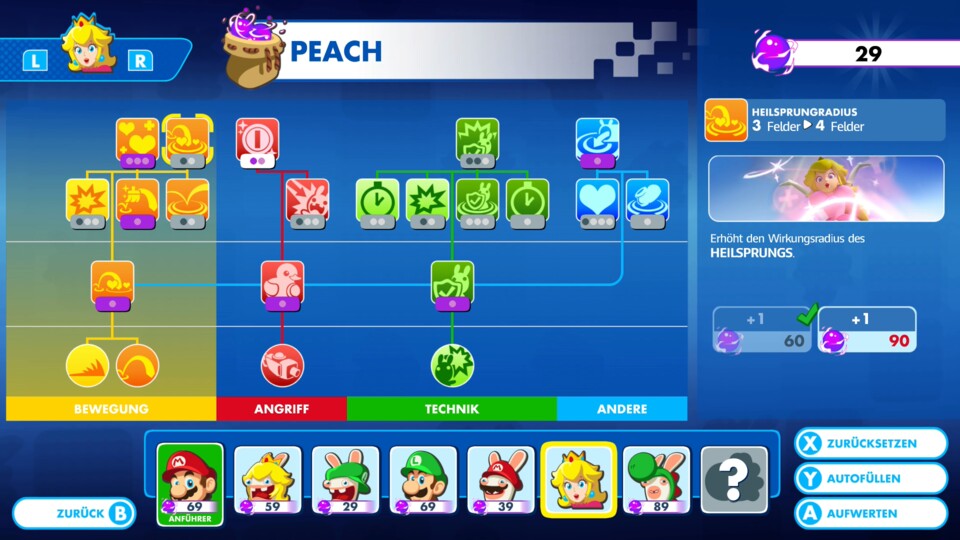 Peachs Skill-Tree