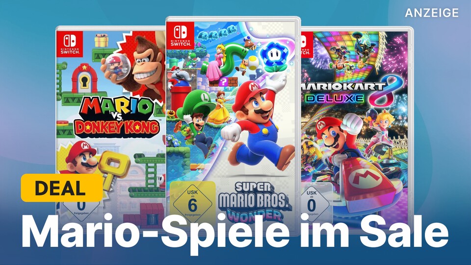 Bei MediaMarkt bekommt ihr gerade alle Switch-Spiele günstiger, darunter auch die neuesten und größten Mario-Hits.