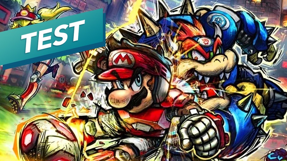Mario Strikers: Battle League Football im Test für Nintendo Switch.