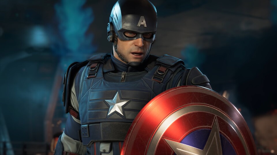 Nur kurz mit von der Partie: Captain America