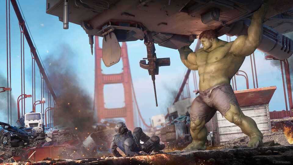 In der Beta zu Marvel's Avengers können wir die Golden Gate-Mission spielen, die als Tutorial dient.