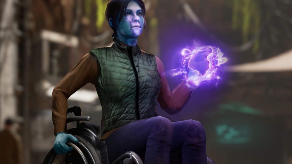 Cerise sitzt im Rollstuhl und besitzt als Inhuman jede Menge Superkräfte.