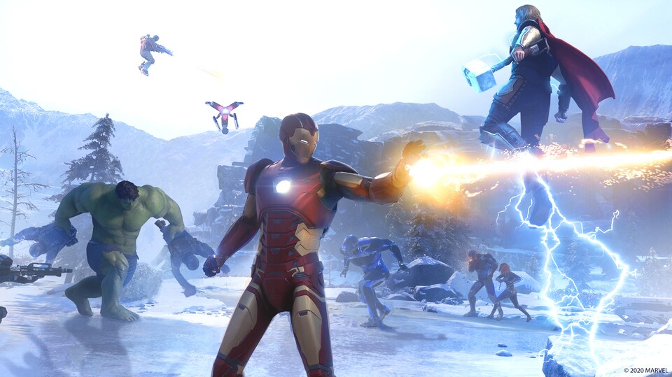 In der Beta zu Marvel's Avengers verschlägt es uns auch in kältere Gebiete. So findet die geheime Mission in der verschneiten Tundra statt.