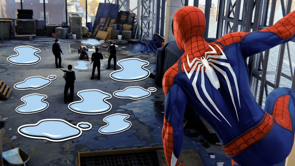 Marvel's Spider-Man lässt euch jetzt überall Pfützen hinkleben.