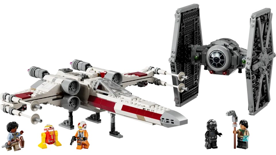 Mashup aus TIE Fighter + X-Wing (Quelle: Lego.com)
