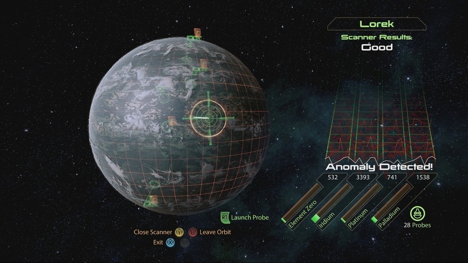 Mass Effect 2: Ihr könnt nun unentdeckte Planeten nach Rohstoffen abscannen und Geheimmissionen aufdecken. 