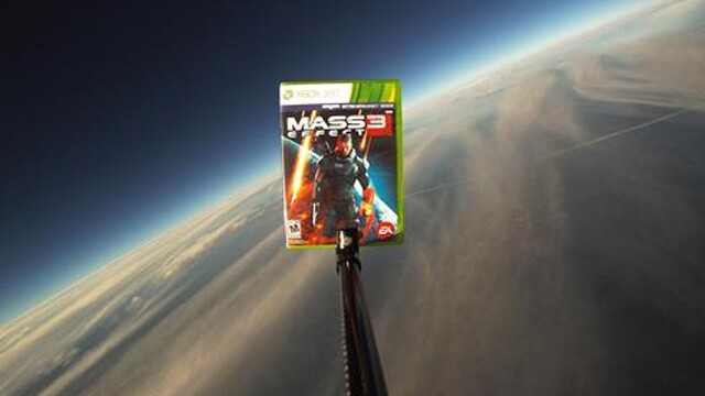Ob es Mass Effect 3 bei der EA-Werbeaktion wirklich bis ins Weltall schafft? Wohl kaum.