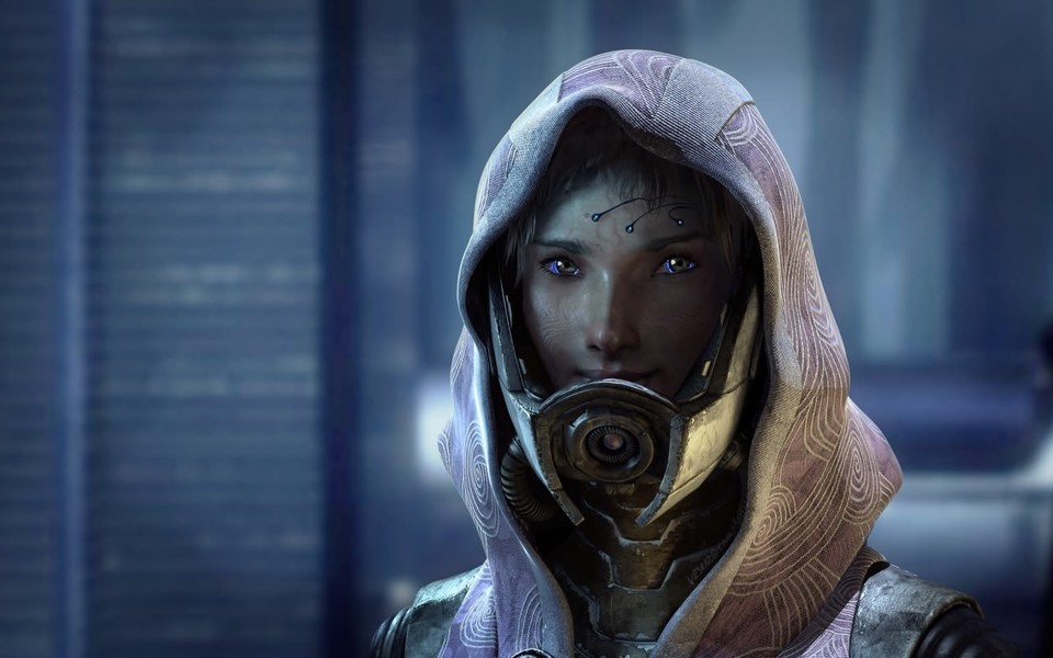 Auf diesem Fan-Art von Mass Effect basiert die Intel-Grafik.