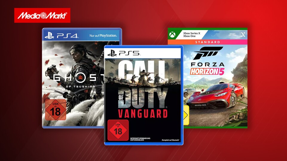 Bei MediaMarkt und Saturn könnt ihr ab heute drei Spiele für PS4, PS5 oder Xbox kaufen und müsst nur zwei bezahlen.