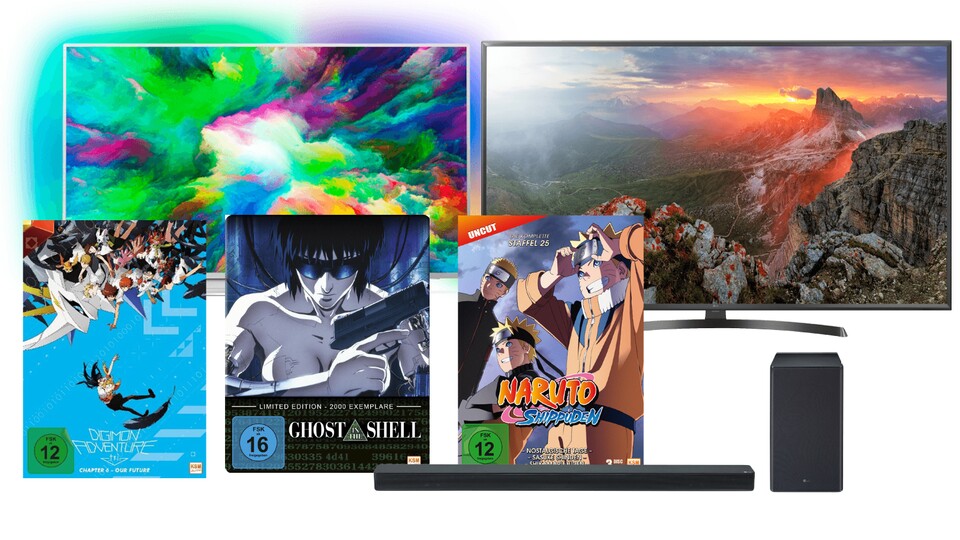 Bei MediaMarkt gibt es derzeit Fernseher, Soundbars sowie Anime-Filme und-Serien günstiger.