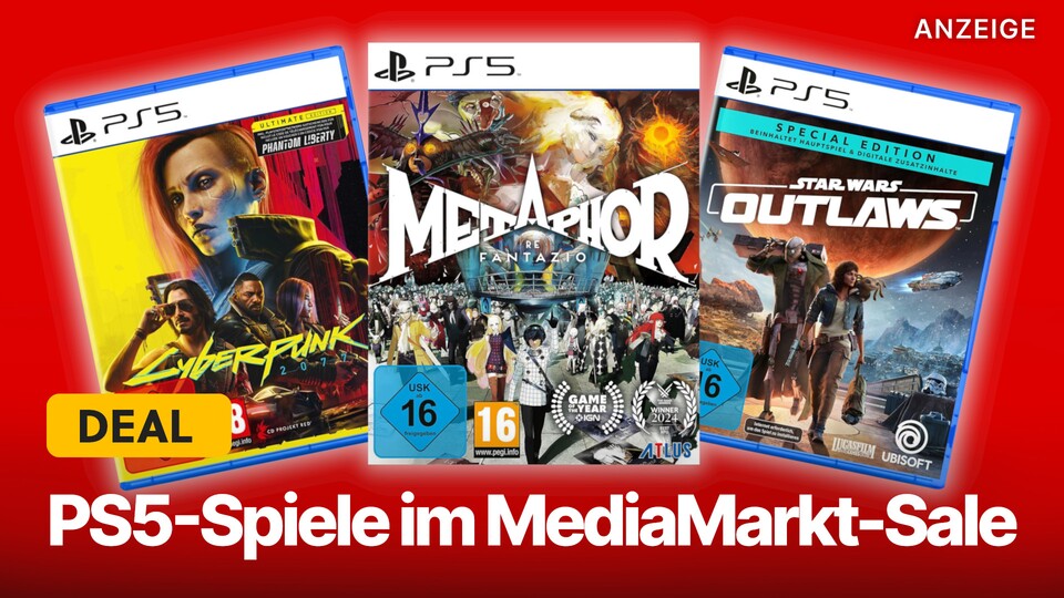Der neue MediaMarkt Gaming-Sale liefert hunderte Angebote. Besonders groß ist die Auswahl bei den PS5-Spielen.
