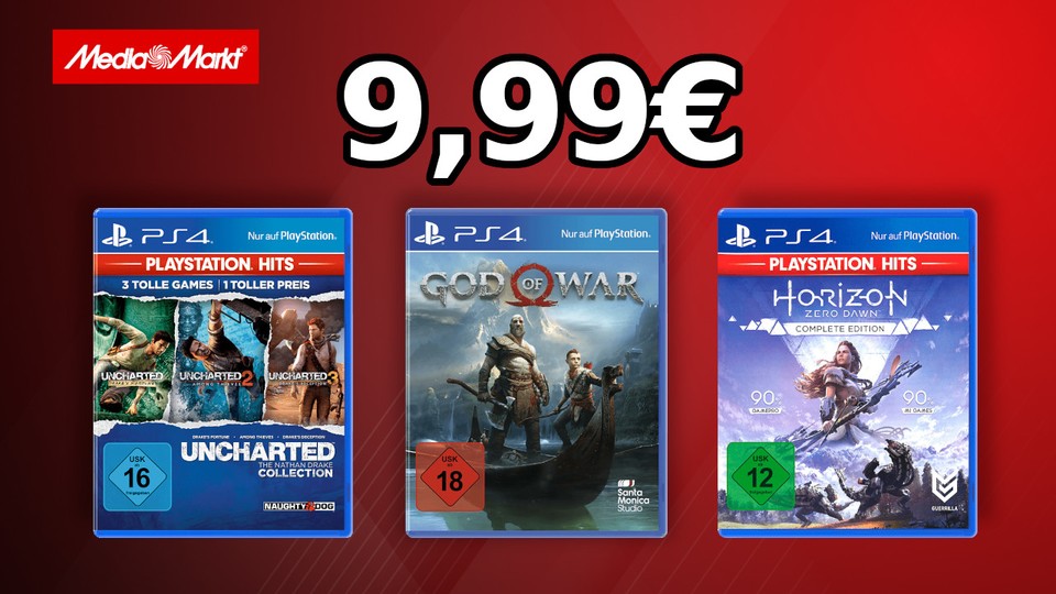margin Spit Sympton PS4-Spiele für 9,99€: Große Exklusivhits wie God of War jetzt im Angebot