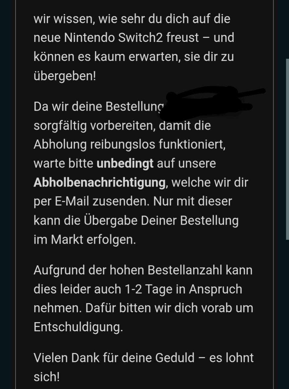 Das ist eine der Mails, die viele aktuell wahrscheinlich lieber nicht sehen wollen.